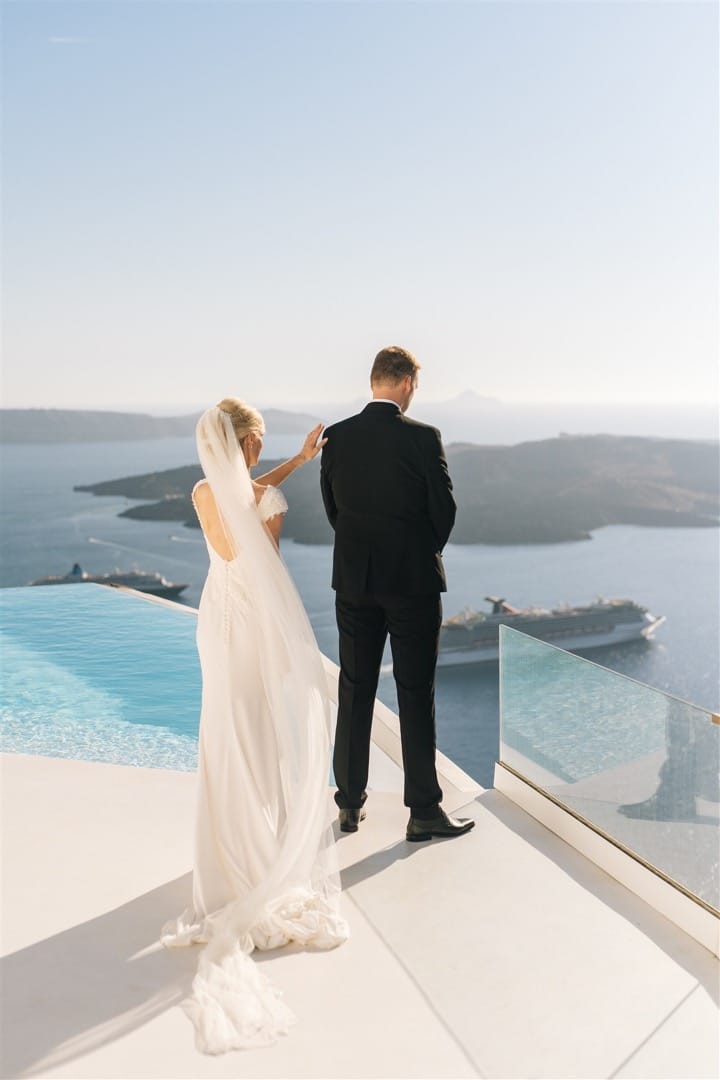 Groom and Bride at Dana Weddings