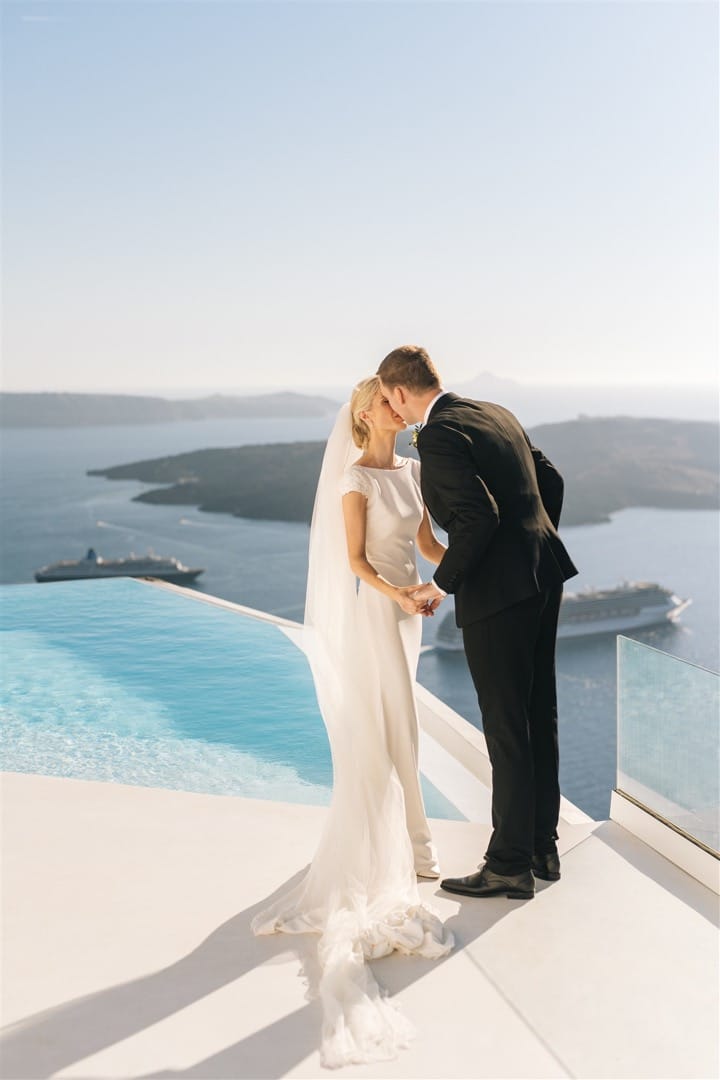 Groom and Bride at Dana Weddings