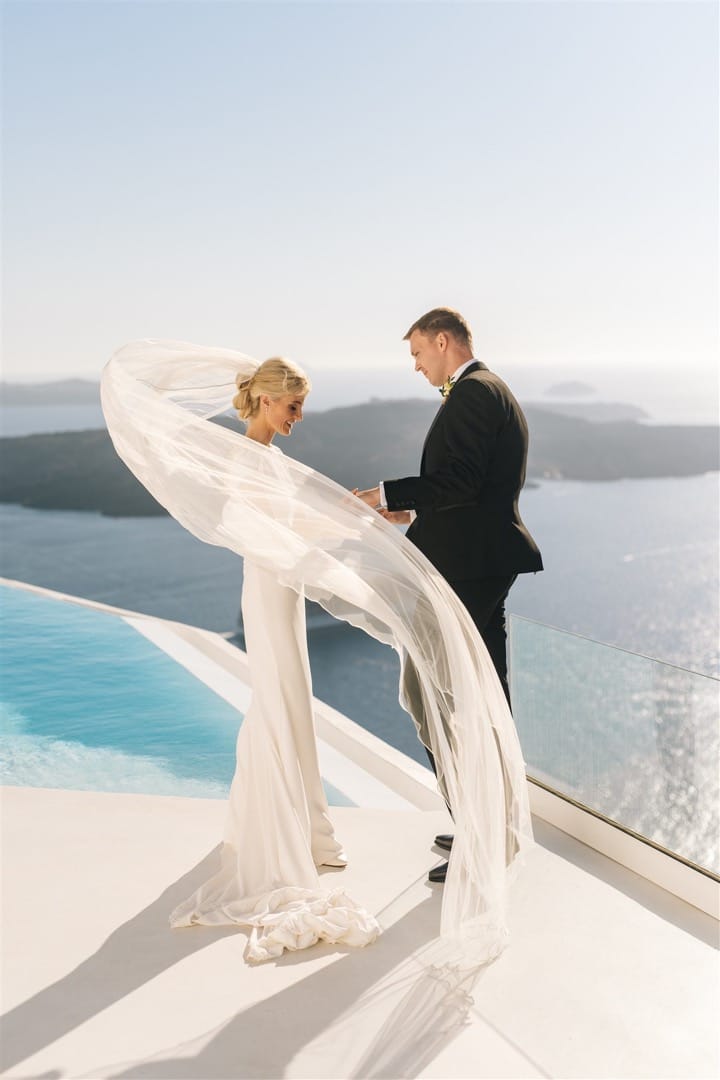 Groom and Bride at Dana Weddings