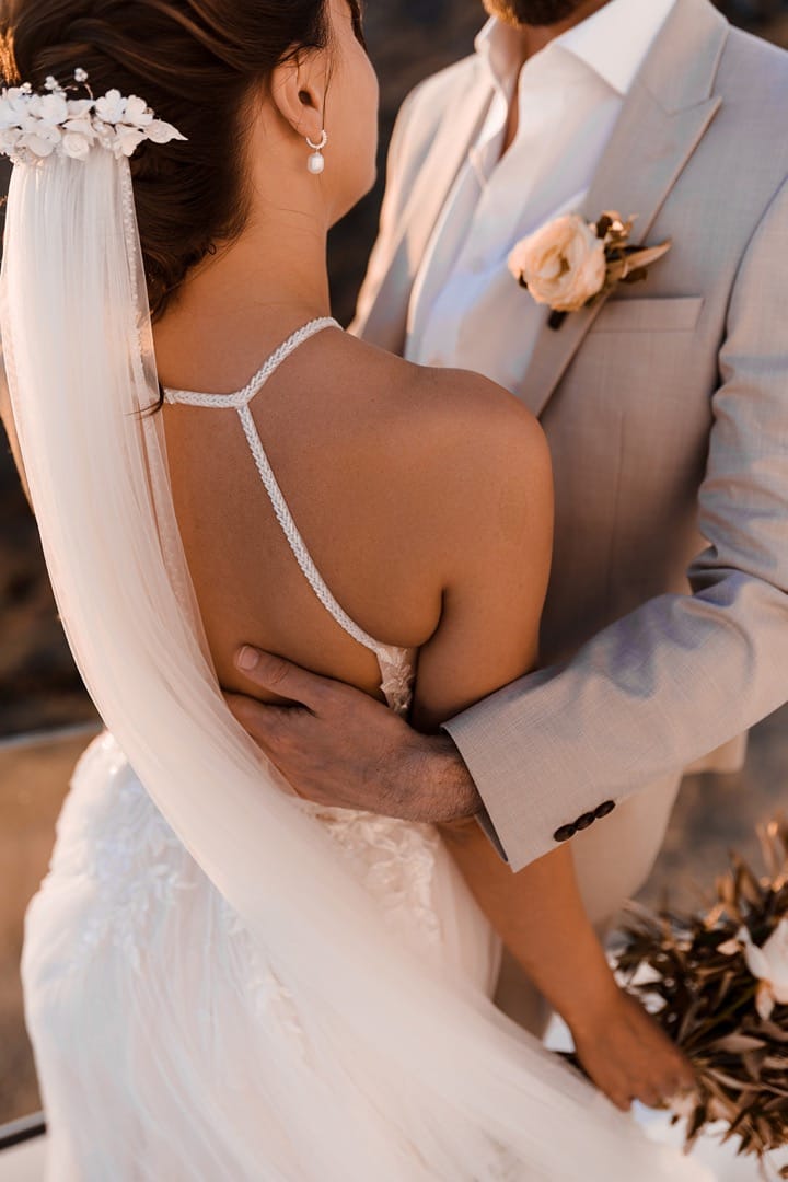 Groom and Bride romantic moment